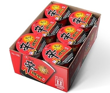 Nongshim SHIN RAMYUN(Ramen) Cup (6PCS) Instant Cup Noodle / Kfood_Made in KOREA