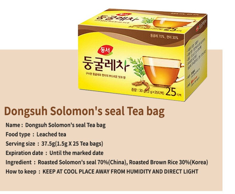 Nongshim★Dongsuh★Korean Tea/Solomons seal Tea/Tea bag