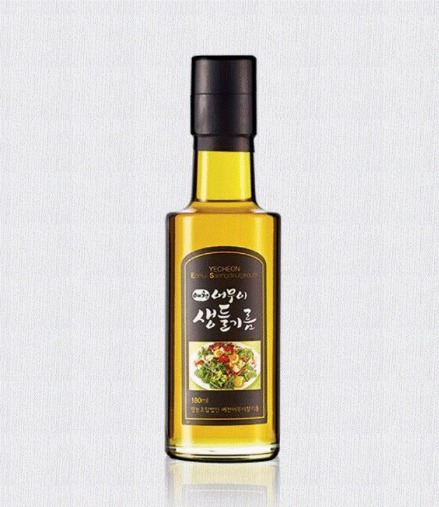 [GB] 100% Korean Traditional Raw Perilla Oil 180ml / Origin Korea