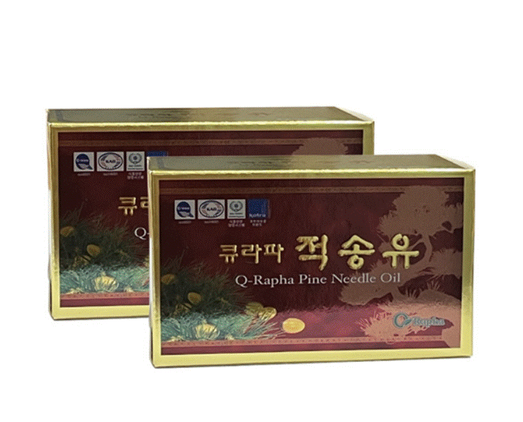 [GB] Wild Crafted Korean Red Pine Needle Oil 120 Capsules Certification FDA